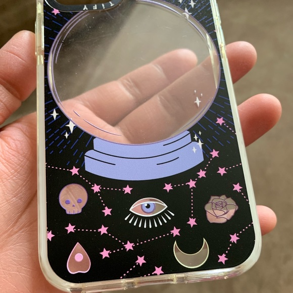 Casetify iPhone 11 Pro Crystal ball on black / mystical, magical, dreamy pattern - Picture 8 of 13